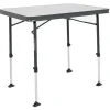Crespo AP-245 Tisch - 80 x 60 cm< Höhenverstellbare Campingtische