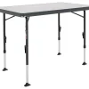 Crespo AP-246 Tisch - 101 x 65 cm< Höhenverstellbare Campingtische