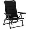 Crespo Strandstühle-Strandstuhl AP/205 Air-Deluxe Schwarz Modell 2025