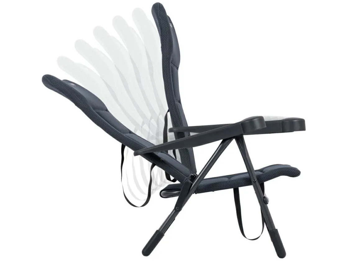 Crespo Strandstühle-Strandstuhl AP/205 Air-Deluxe Schwarz Modell 2025