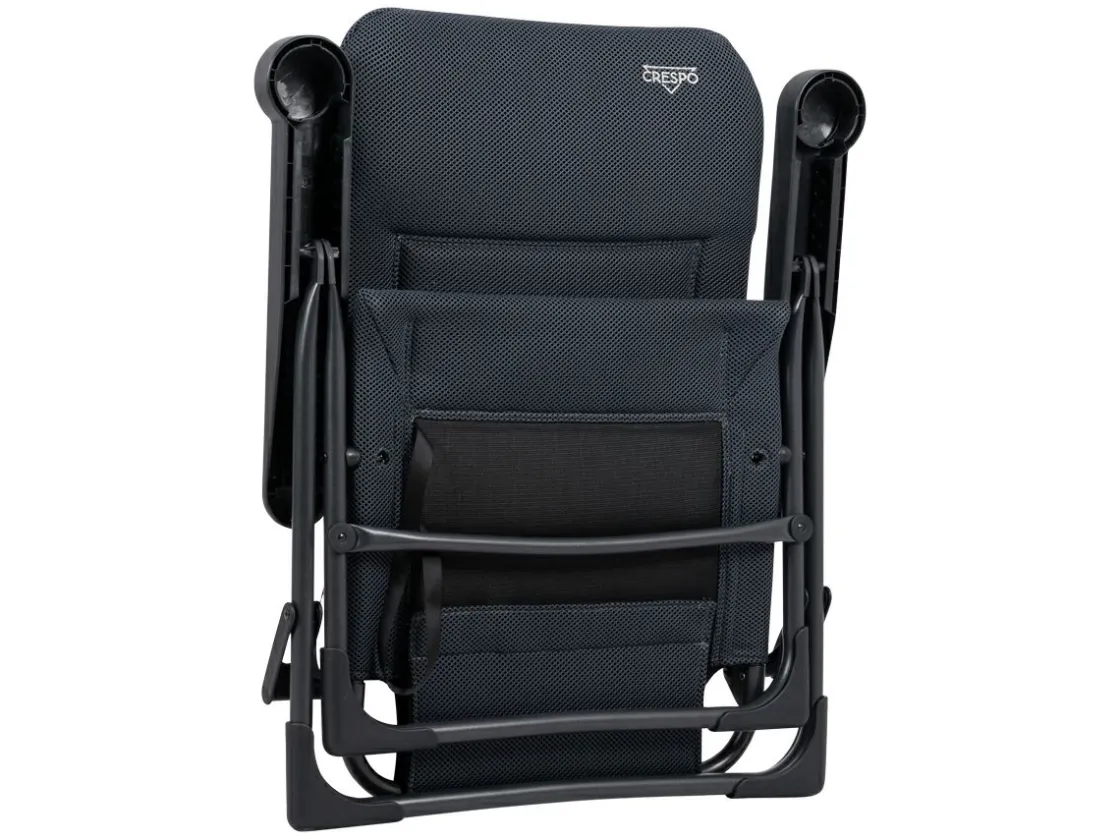 Crespo Strandstühle-Strandstuhl AP/205 Air-Deluxe Schwarz Modell 2025