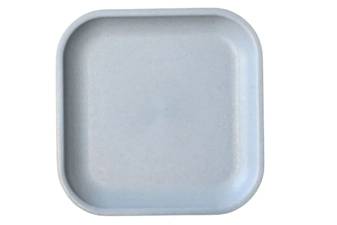 Croppie Teller-20 cm Quadrat Teller - Azure