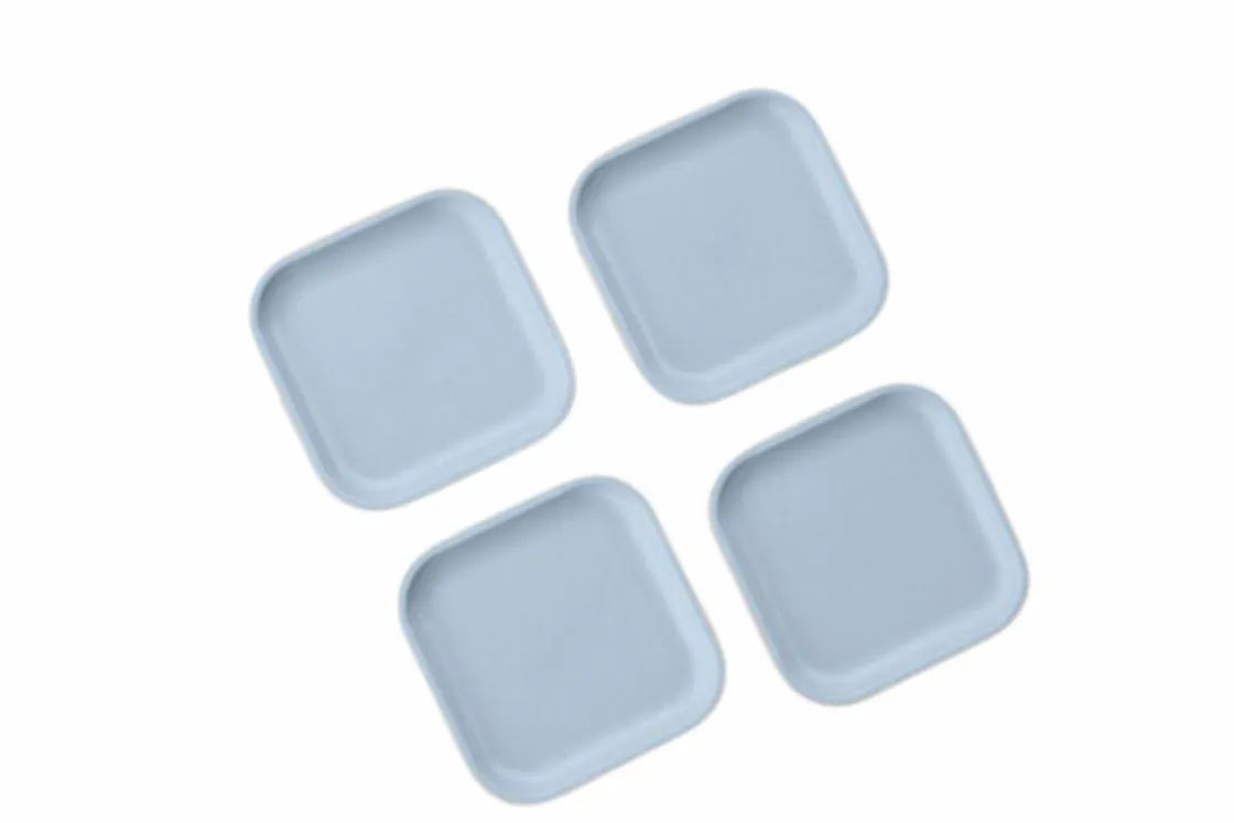 Croppie Teller-20 cm Quadrat Teller - Azure