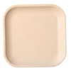 Croppie 20 cm Quadrat Teller - naturel< Teller