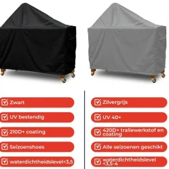 CUHOC Grill Schutzhüllen|Grill Schutzhüllen^Diamond 152 x 80 x 80 x 140 cm BBQ Tischabdeckung
