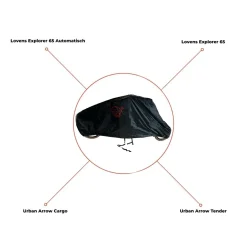 CUHOC Fahrradschutzhüllen^Redlabel Lastenfahrradhülle extra großes Lastenfahrrad