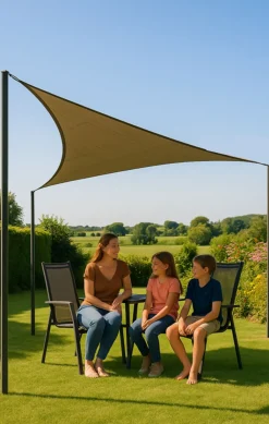 CUHOC Sonnensegel|Sonnensegel^sonnensegel dreieck 3x3x3 m taupe uv-schutz