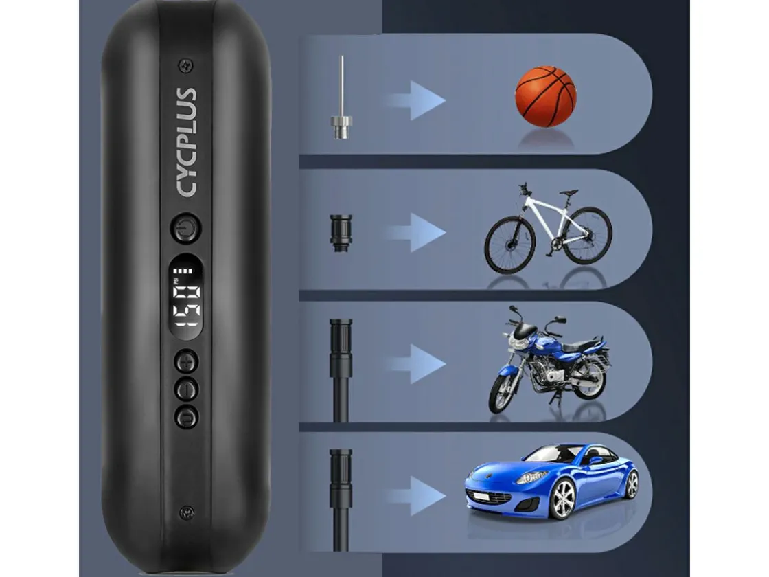 Cycplus Fahrradpumpen-A2 Pro Elektrische Fahrradpumpe