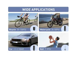 Cycplus Fahrradpumpen-A2 Pro Elektrische Fahrradpumpe