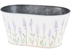 Markenlos 3D Lavendel Oval Übertopf< Gartenmöbel Zubehör