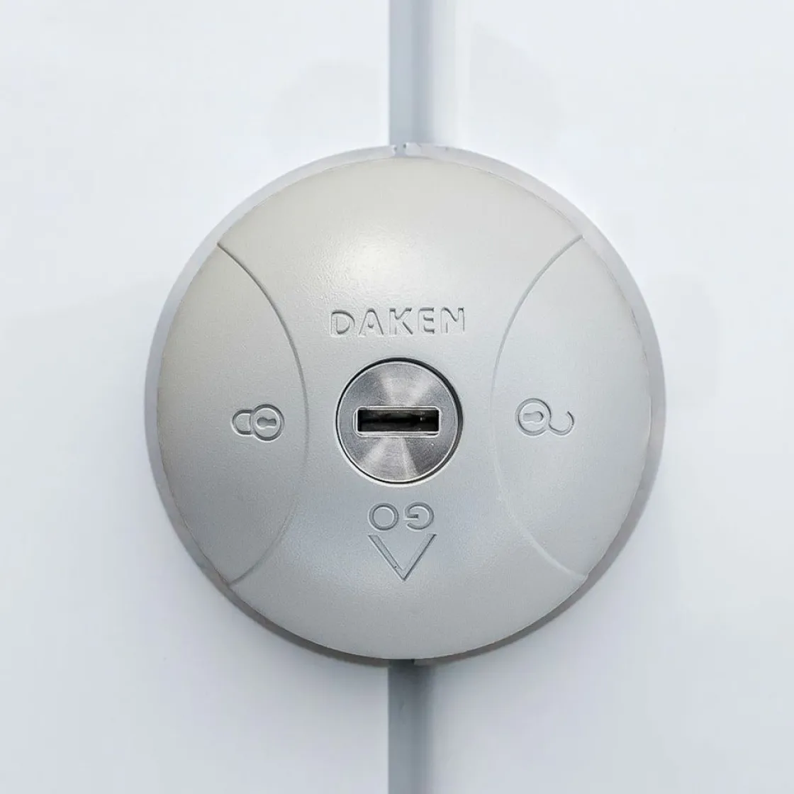 Markenlos Türschlösser-Daken Saturn GO 3-pack gleichschließend Türschlösser - Grey
