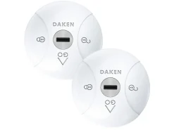 Markenlos Türschlösser^Daken Saturn GO 2-Pack Van-Schloss - White