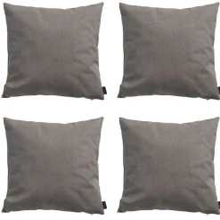 Madison Dekokissen Oxford Taupe - 4er-Set< Dekokissen