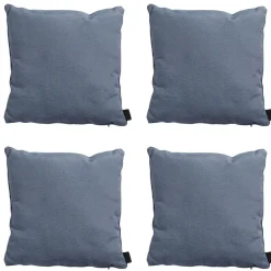Madison Dekokissen Panama in Saphirblau – 4er-Set< Dekokissen