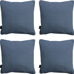 Madison Dekokissen Panama in Saphirblau – 4er-Set< Dekokissen