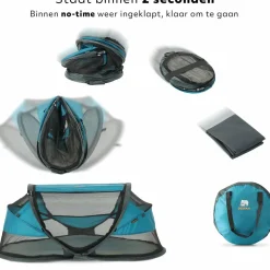 Deryan Reisebetten-Baby Luxe Campingbett - Ozean