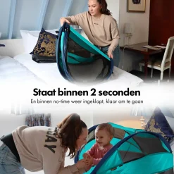 Deryan Reisebetten-Baby Luxe Campingbett - Ozean