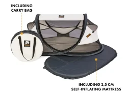 Deryan Reisebetten-Baby Luxe Crème Campingbett