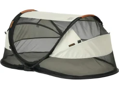 Deryan Reisebetten-Baby Luxe Reisebett mit Ledergriffen - Ivory