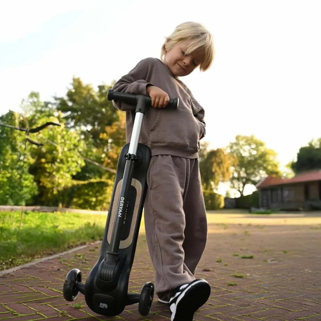 Deryan Roller & Scooter-Harvey Kinderroller - Black