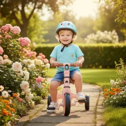Deryan Jaime 2-in-1 Luxus Laufrad - Pink< Roller & Scooter