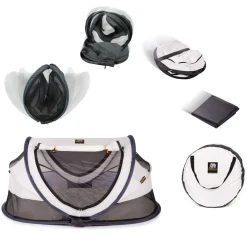 Deryan Kleinkind Luxe Campingbett - Creme< Reisebetten
