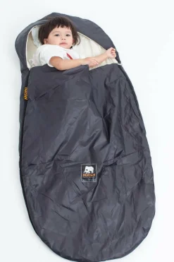 Deryan Deckenschlafsäcke|Sommerschlafsäcke-Kleinkind Schlafsack - Black