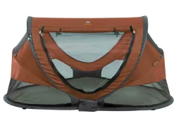 Deryan Reisebetten-Kleinkindbett Luxe mit Matratze – Karamell