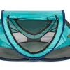 Deryan Kleinkindbett Luxe mit Matratze und Ledergriffen - Ocean< Reisebetten