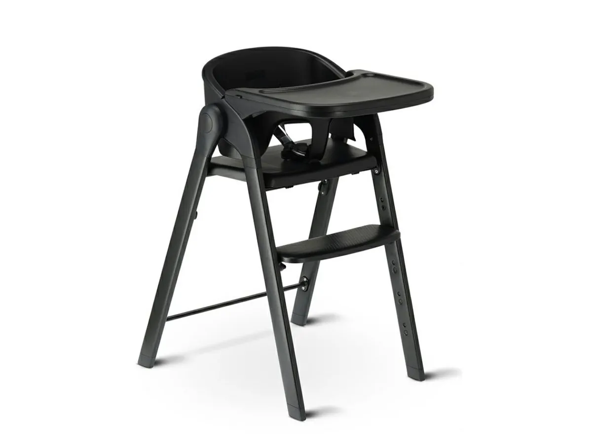 Deryan Luxe klappbarer Hochstuhl - Black<Kinder Kinderstühle