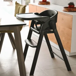 Deryan Luxe klappbarer Hochstuhl - Black<Kinder Kinderstühle