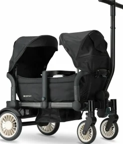 Deryan Bollerwagen-Luxe Sandy Duo Bollerwagen - Black