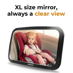 Deryan Reiseutensilien-Luxury XL Baby Rücksitz Autospiegel