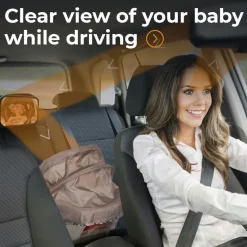 Deryan Reiseutensilien-Luxury XL Baby Rücksitz Autospiegel