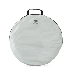 Deryan Strandmuscheln^Luxus Pop Up Silber Strandzelt