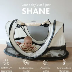 Deryan Shane Luxe 2024 Reisebett - Cream< Reisebetten