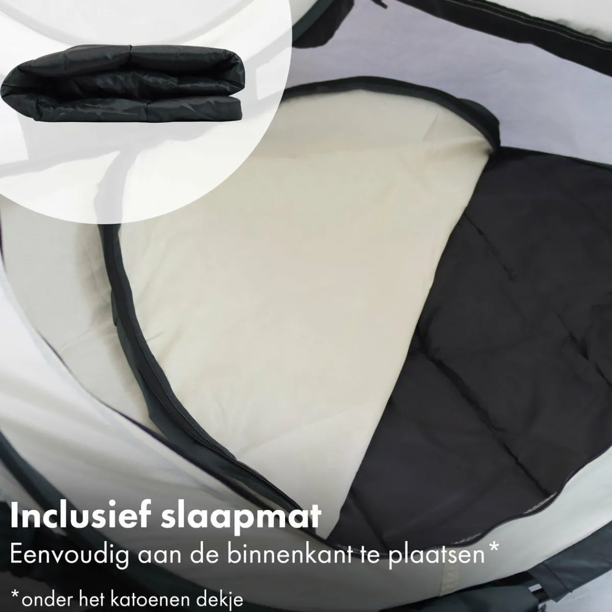 Deryan Shane Luxe 2024 Reisebett - Cream< Reisebetten