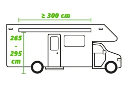 Dometic Luftvorzelte|Luftvorzelte Wohnmobil-Rally Air Tour 260 M Vorzelt