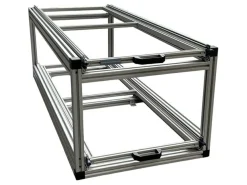 Markenlos Heckauszüge^Doppel Aluminium Heckauszug - 90 × 40 cm