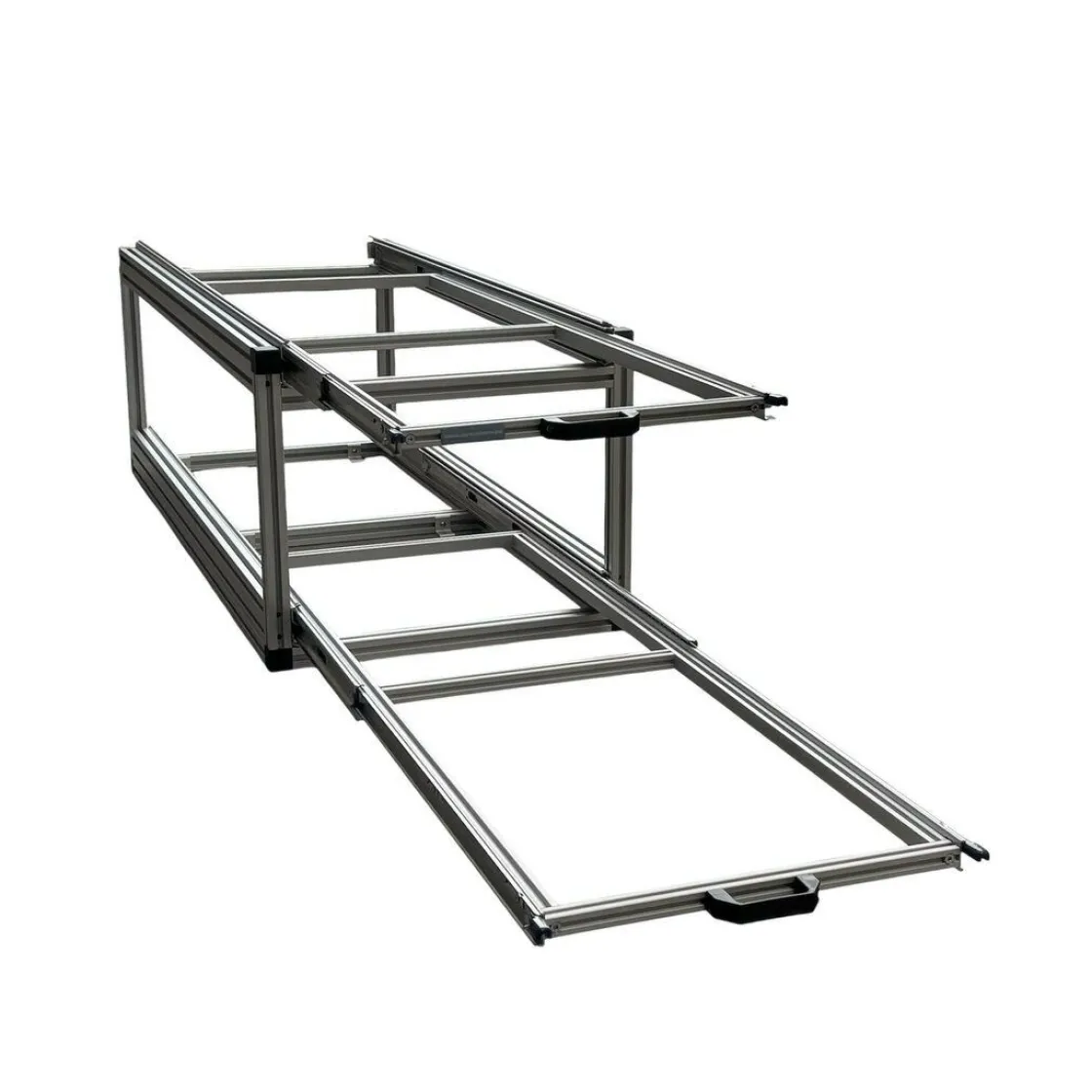 Markenlos Heckauszüge^Doppel Aluminium Heckauszug - 90 × 40 cm