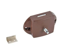 Markenlos Doppelseitiges Schrank- Toilettentürschloss - Brown< Schrankschlösser