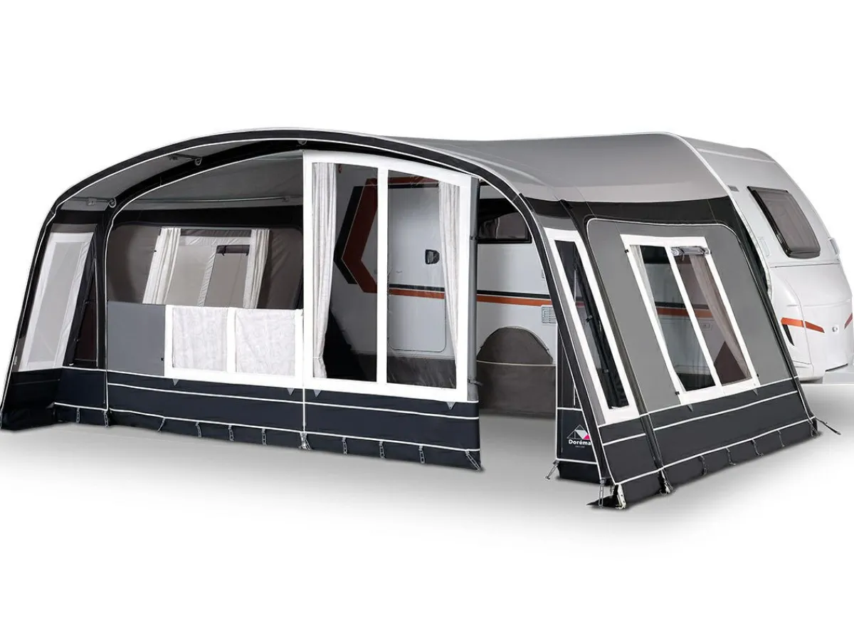 Doréma Onyx 270 Größe 9 (850–875 cm) Vorzelt für Wohnwagen< Saisonvorzelte|Volleinzug Vorzelte