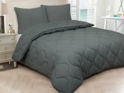 DoubleDry Bettdecken Ohne Bezug^Anthrazit Bettdecke - 240 x 200 cm