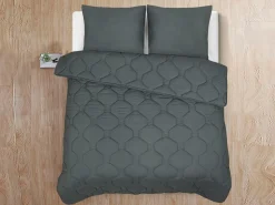 DoubleDry Kissen-Anthrazit Kissenbezüge - 2-er Set