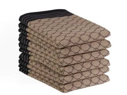 DoubleDry Deluxe 50 x 70 cm 6er Set geschirrtüchern - Beige< Geschirr- & Küchentücher