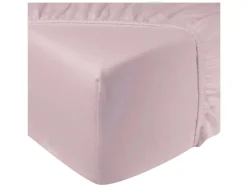 DoubleDry Spannbettlaken^Flanel 180x200 cm Spannbettlaken - Hellrosa