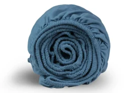 DoubleDry Spannbettlaken^Flanel 140x200 cm Spannbettlaken - Petrol