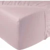 DoubleDry Spannbettlaken^Flanel 90x200 cm Spannbettlaken - Hellrosa