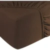 DoubleDry Spannbettlaken^Flanel 140x200 cm Spannbettlaken - Braun