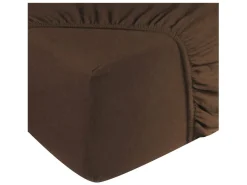 DoubleDry Spannbettlaken^Flanel 140x200 cm Spannbettlaken - Braun